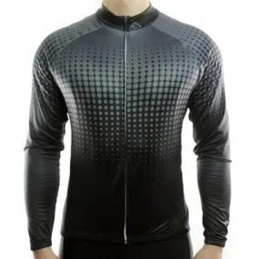 Dots Gradient Long Sleeve Jersey Charcoal