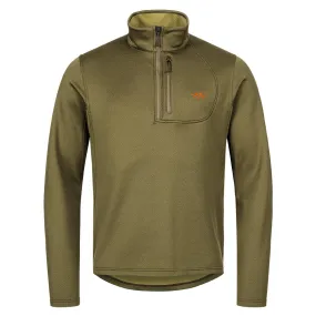 Drain Halfzip - Dark Olive by Blaser