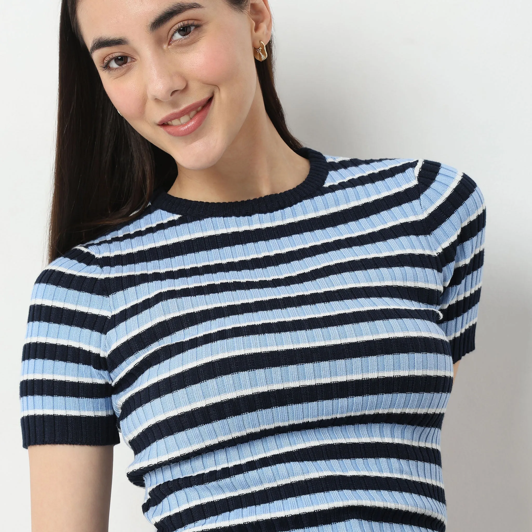 Fitted Striped T-Shirt