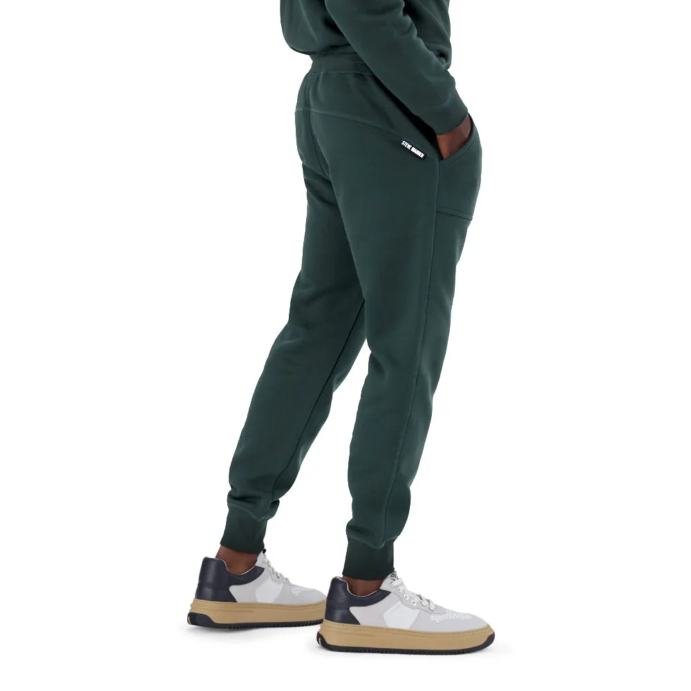 GREG PINE GREEN FLEECE JOGGERS