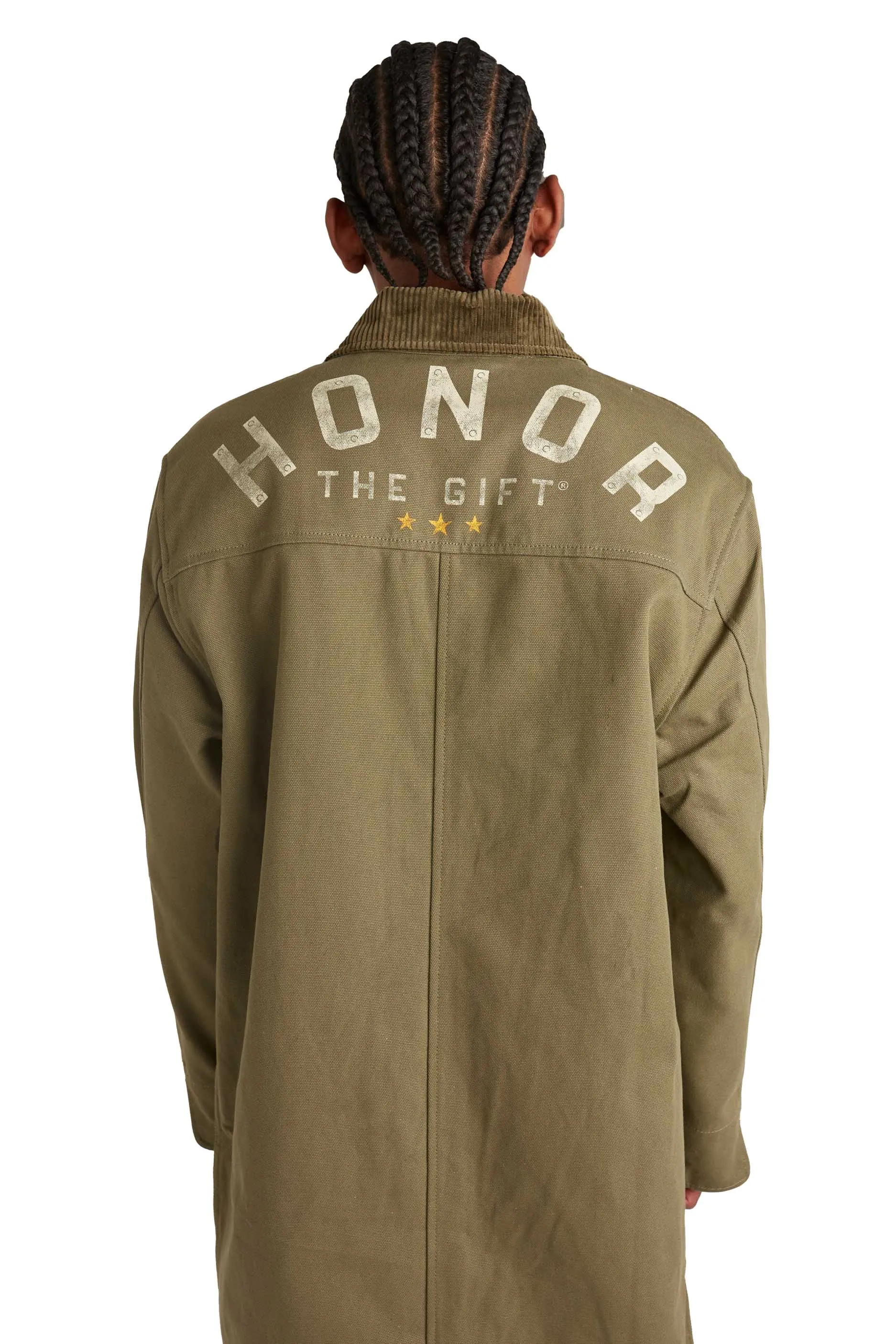 Honor The Gift Canvas Trench 'Olive'