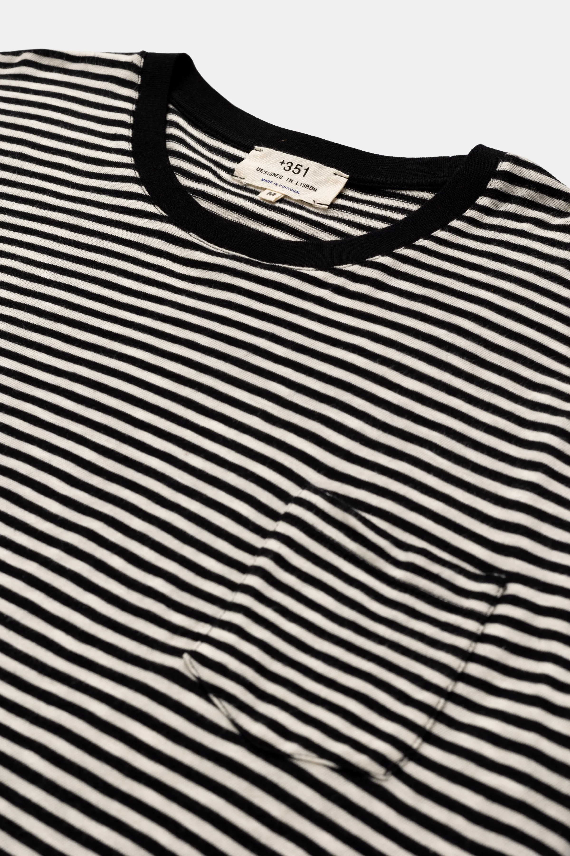 LONG SLEEVE STRIPES BLACK & OFF-WHITE