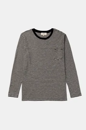 LONG SLEEVE STRIPES BLACK & OFF-WHITE