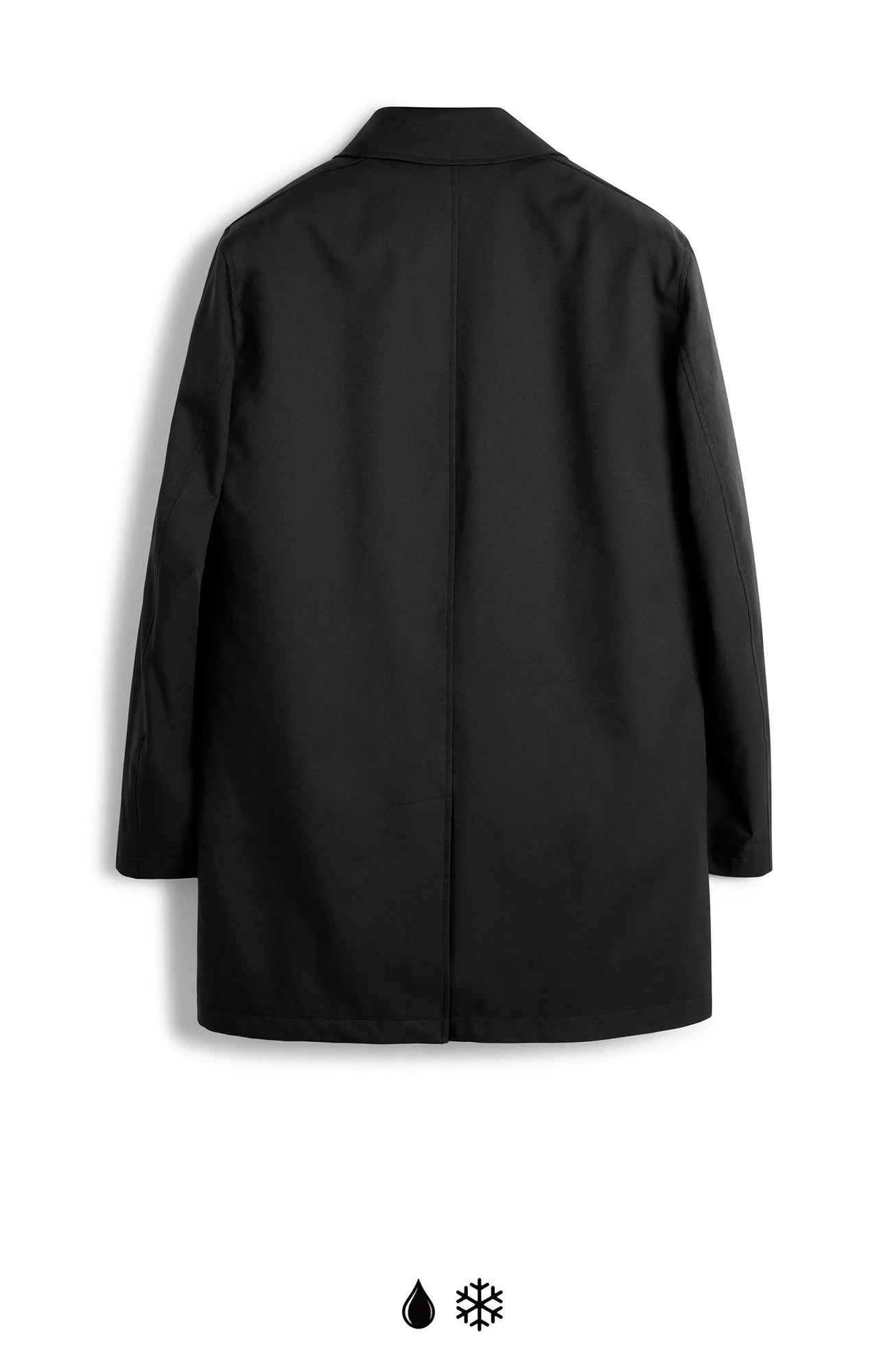 MCCORD RAINCOAT IN BLACK NIGHT