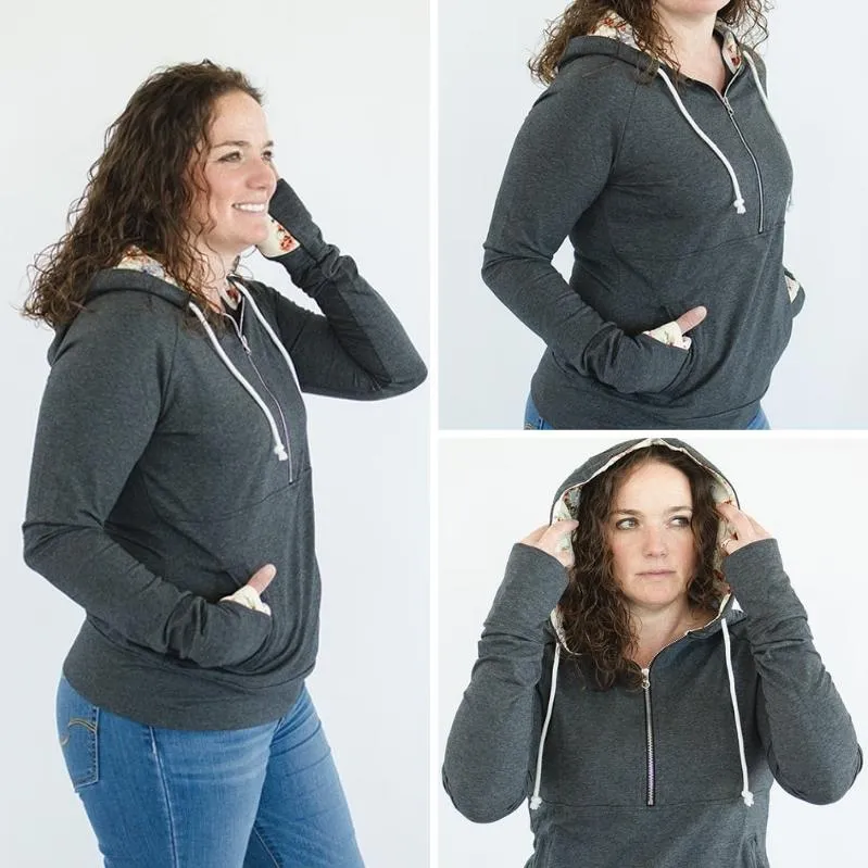 Meadow Half Zip Women's Hoodie