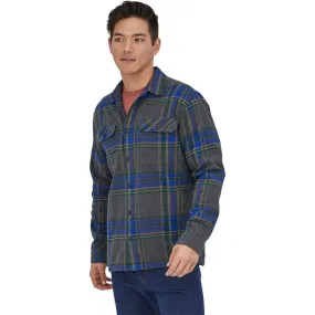 Men's Patagonia | Organic Cotton MW Fjord Flannel Shirt | Edge Black