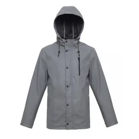 Men's Waterproof Rubber Slicker Rain Jacket