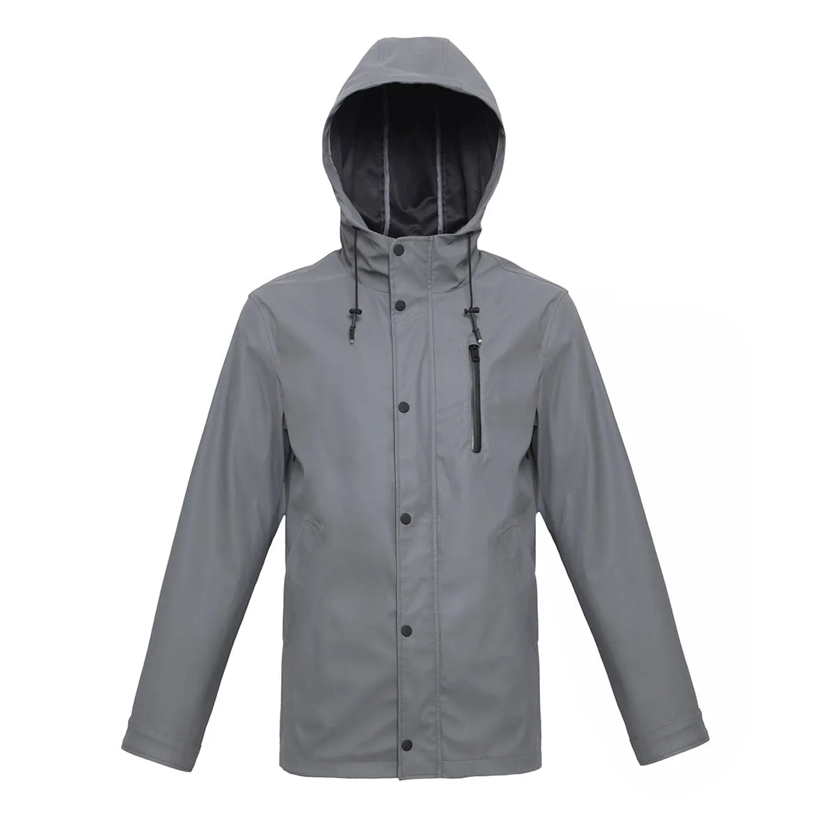 Men's Waterproof Rubber Slicker Rain Jacket