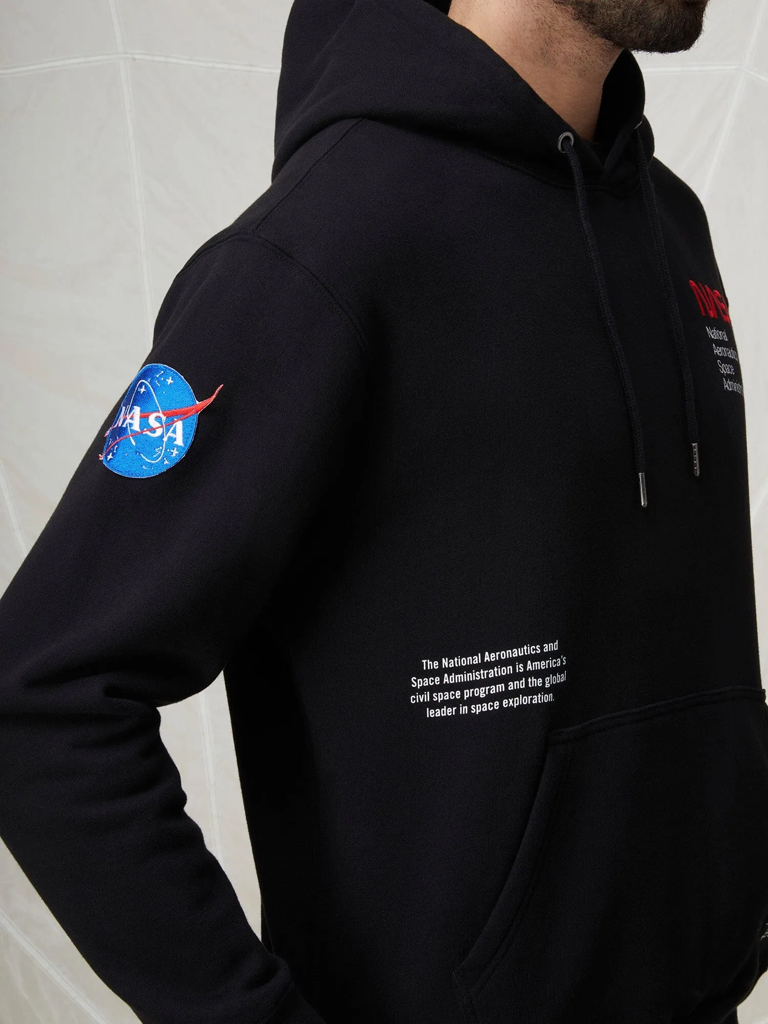 NASA WORM LOGO HOODIE