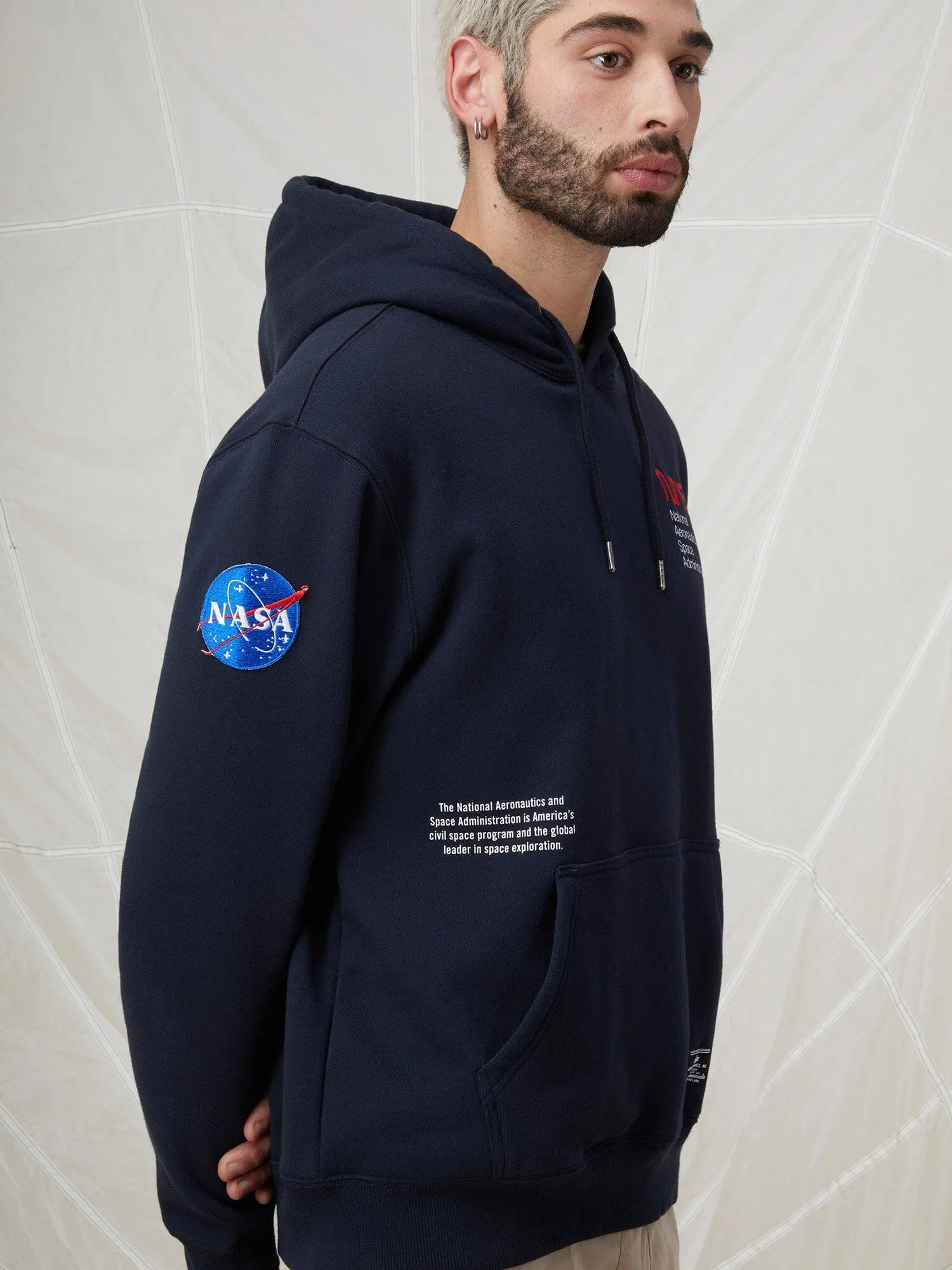 NASA WORM LOGO HOODIE