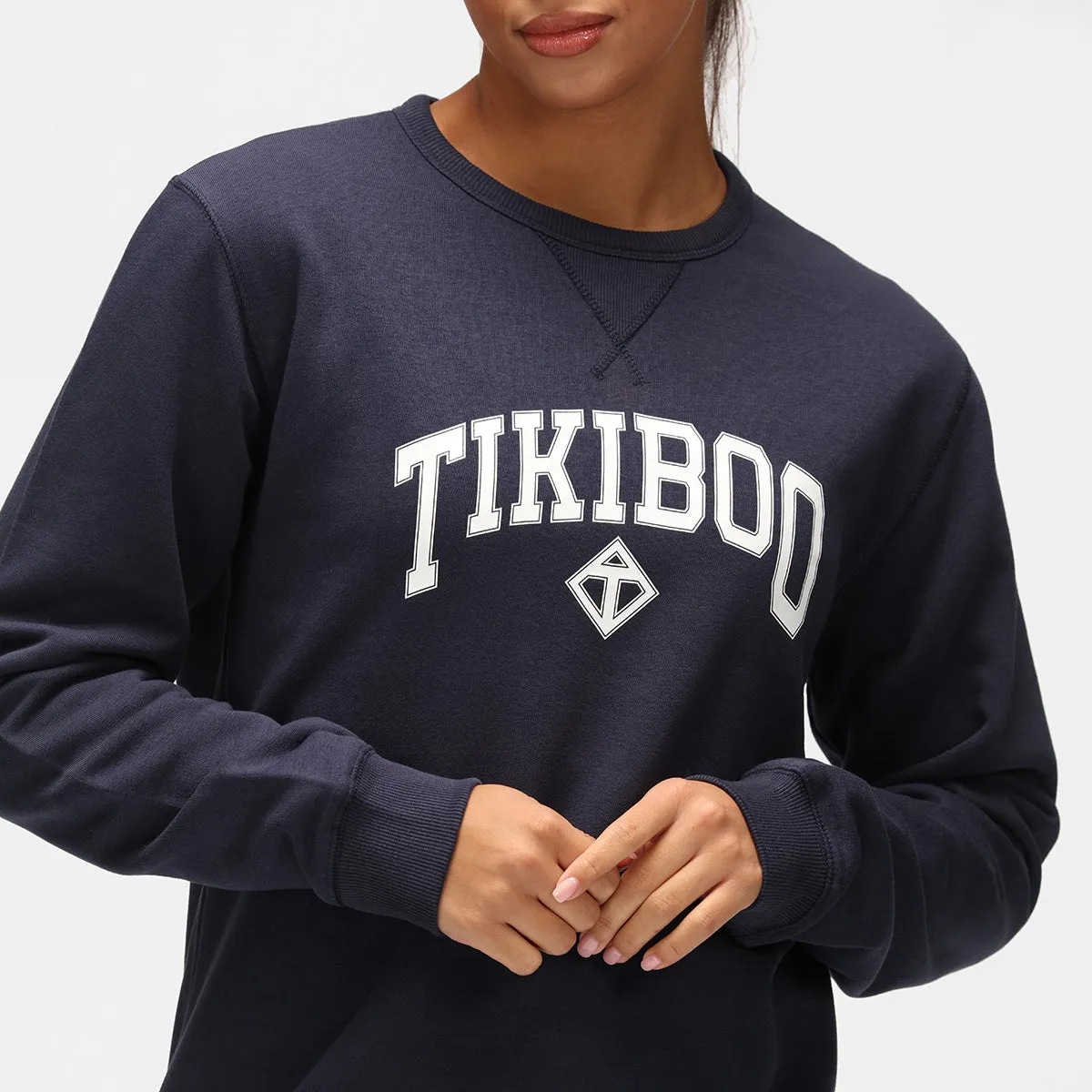 Navy Athleisure Sweatshirt