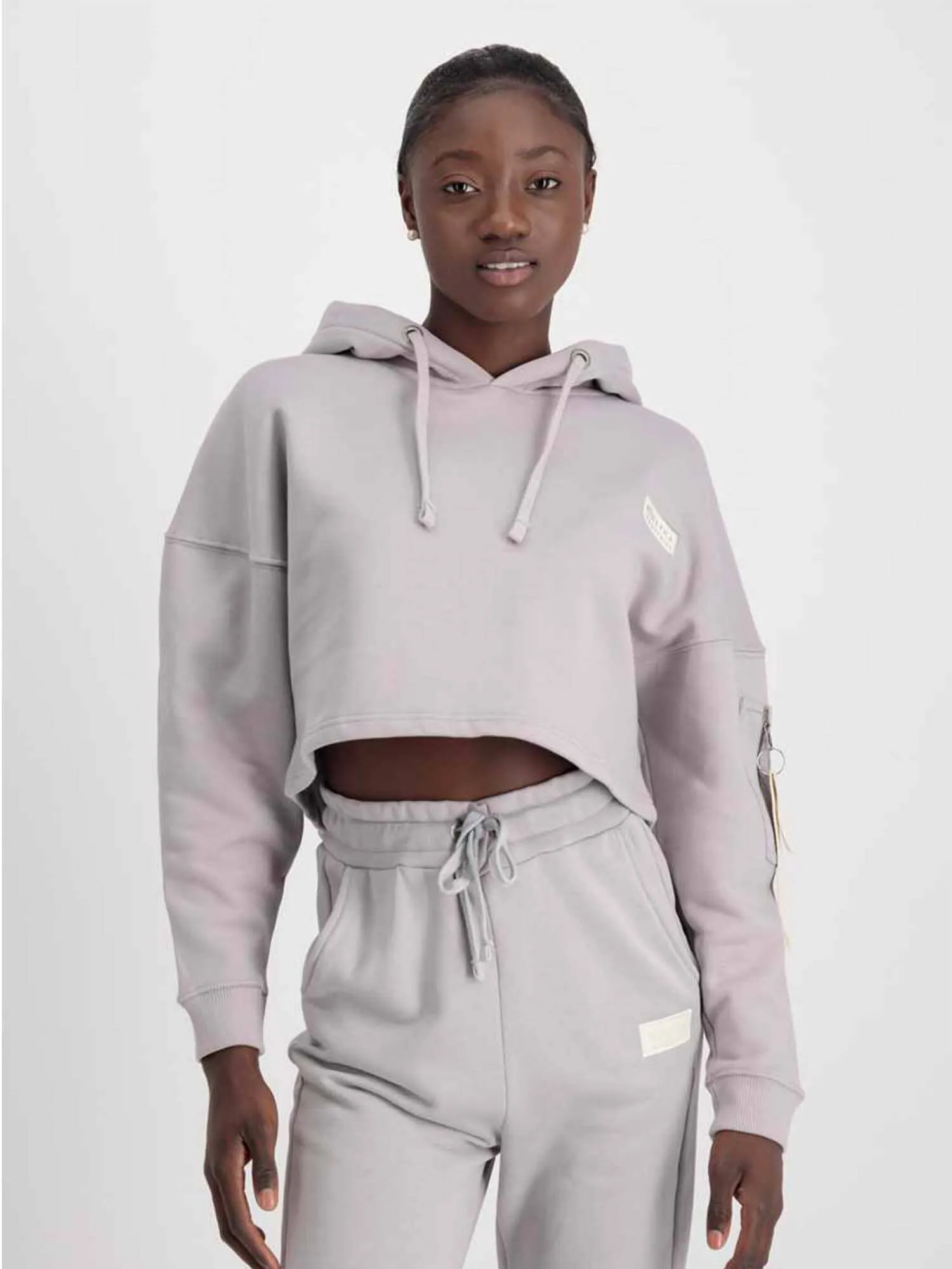 ORGANICS CROPPED HOODIE W