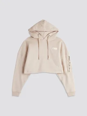 ORGANICS CROPPED HOODIE W