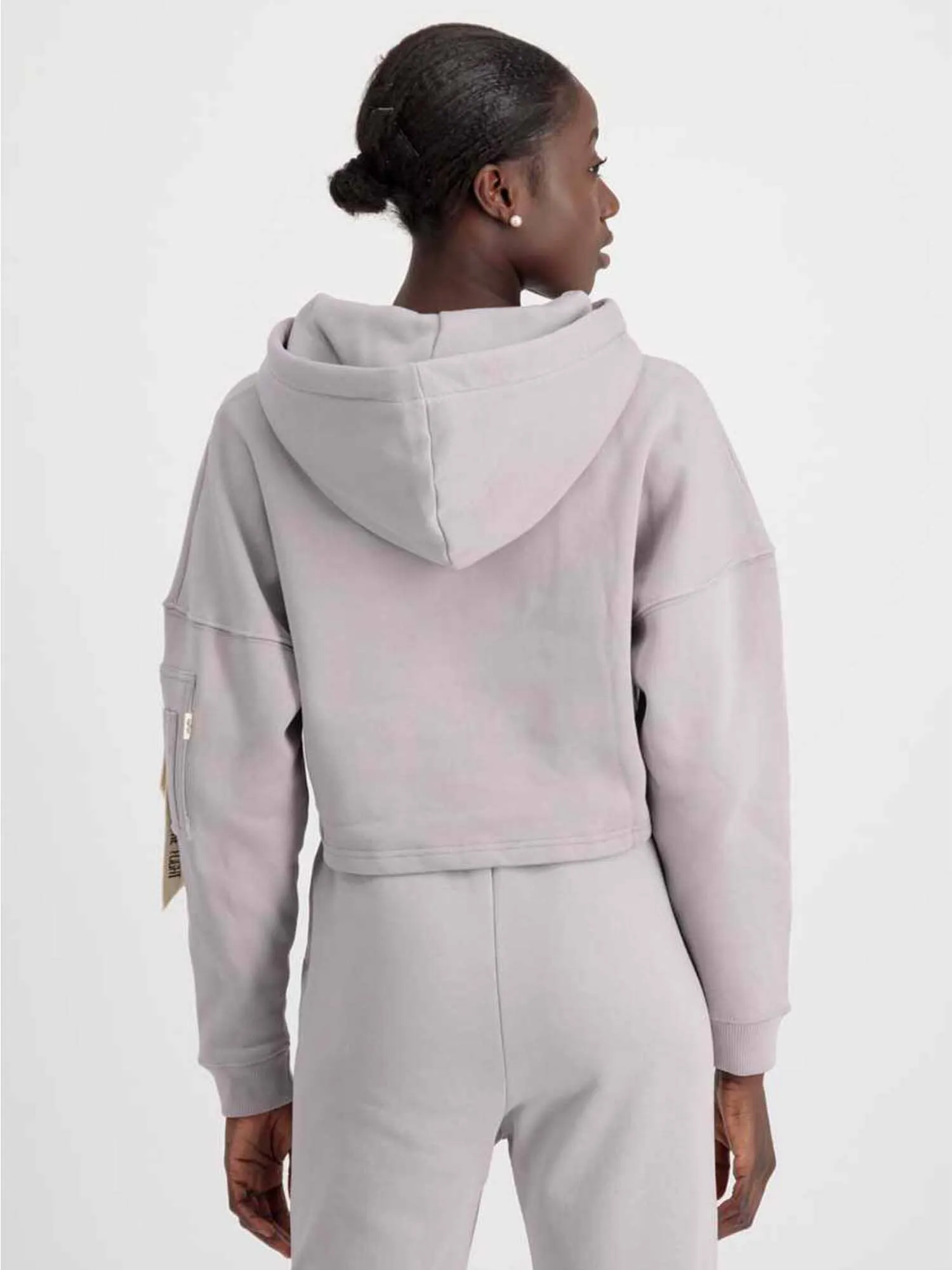 ORGANICS CROPPED HOODIE W