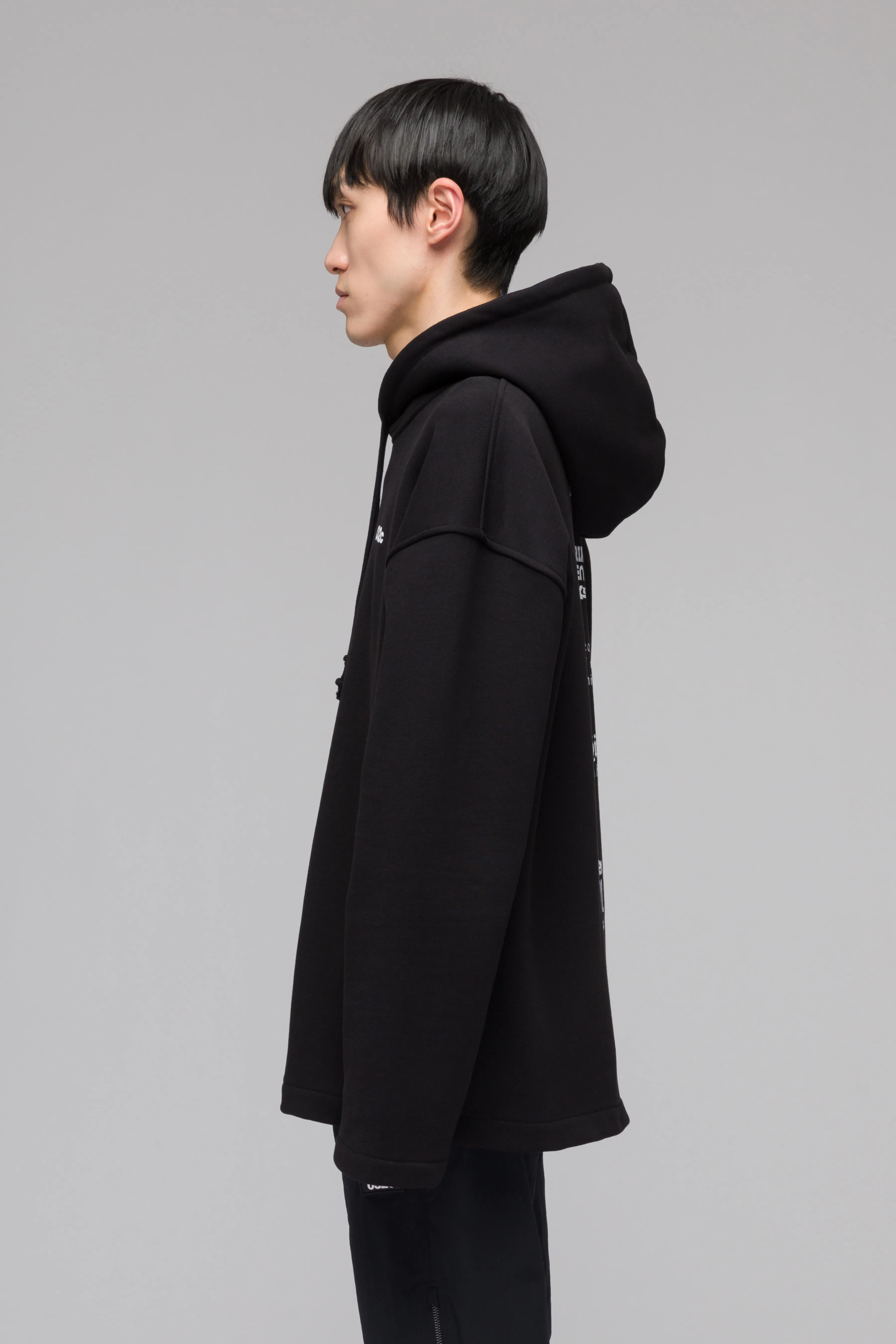 "CONTENT" MAXI HOODIE