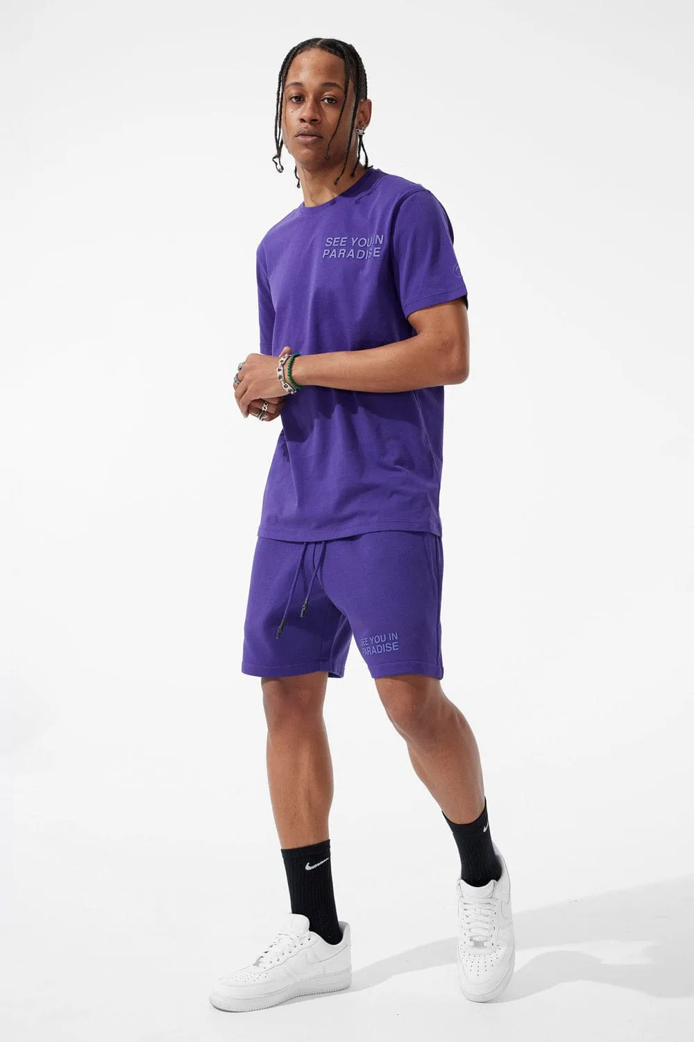 Retro - Paradise Tonal Shorts (Purple)