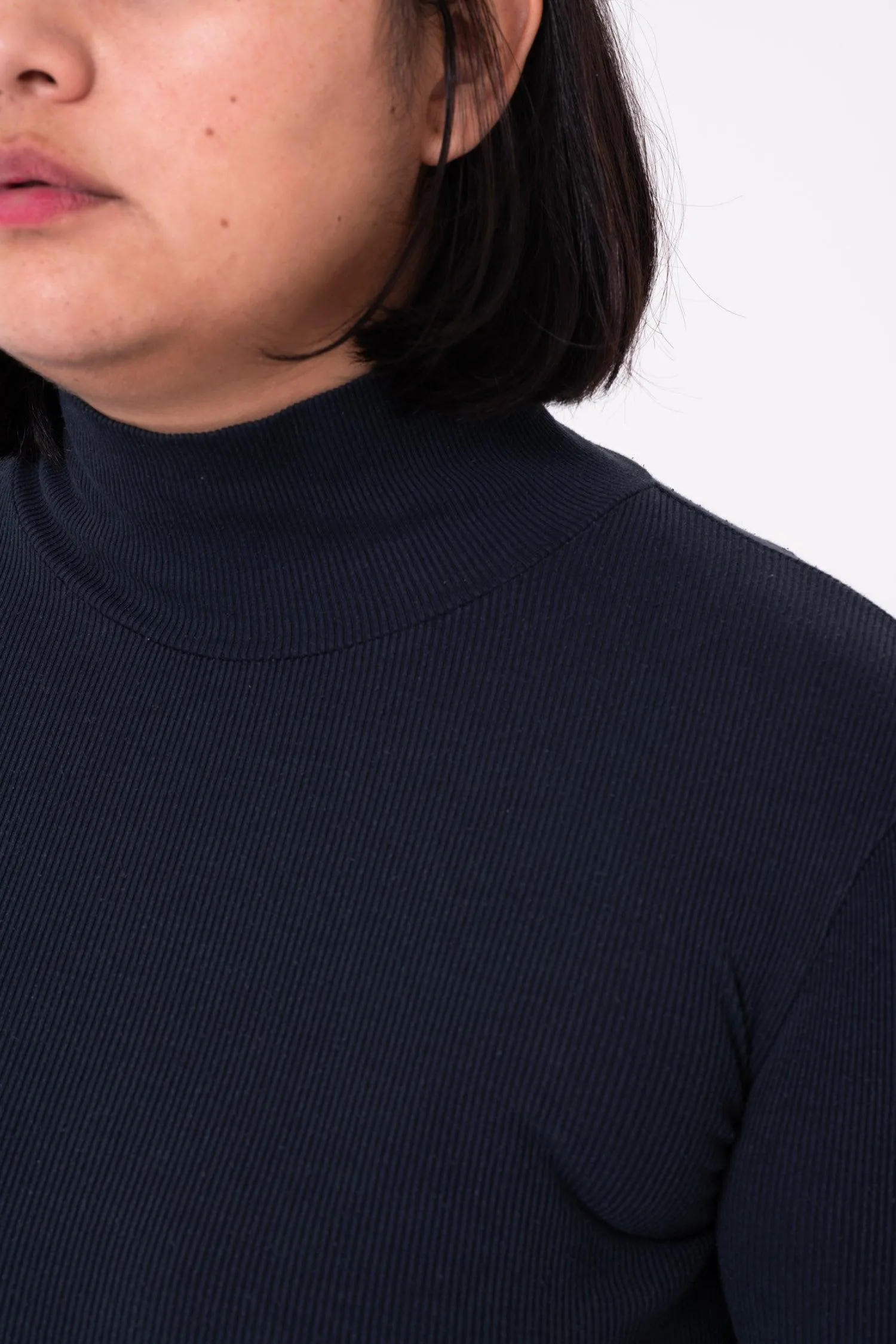 Rib Turtleneck