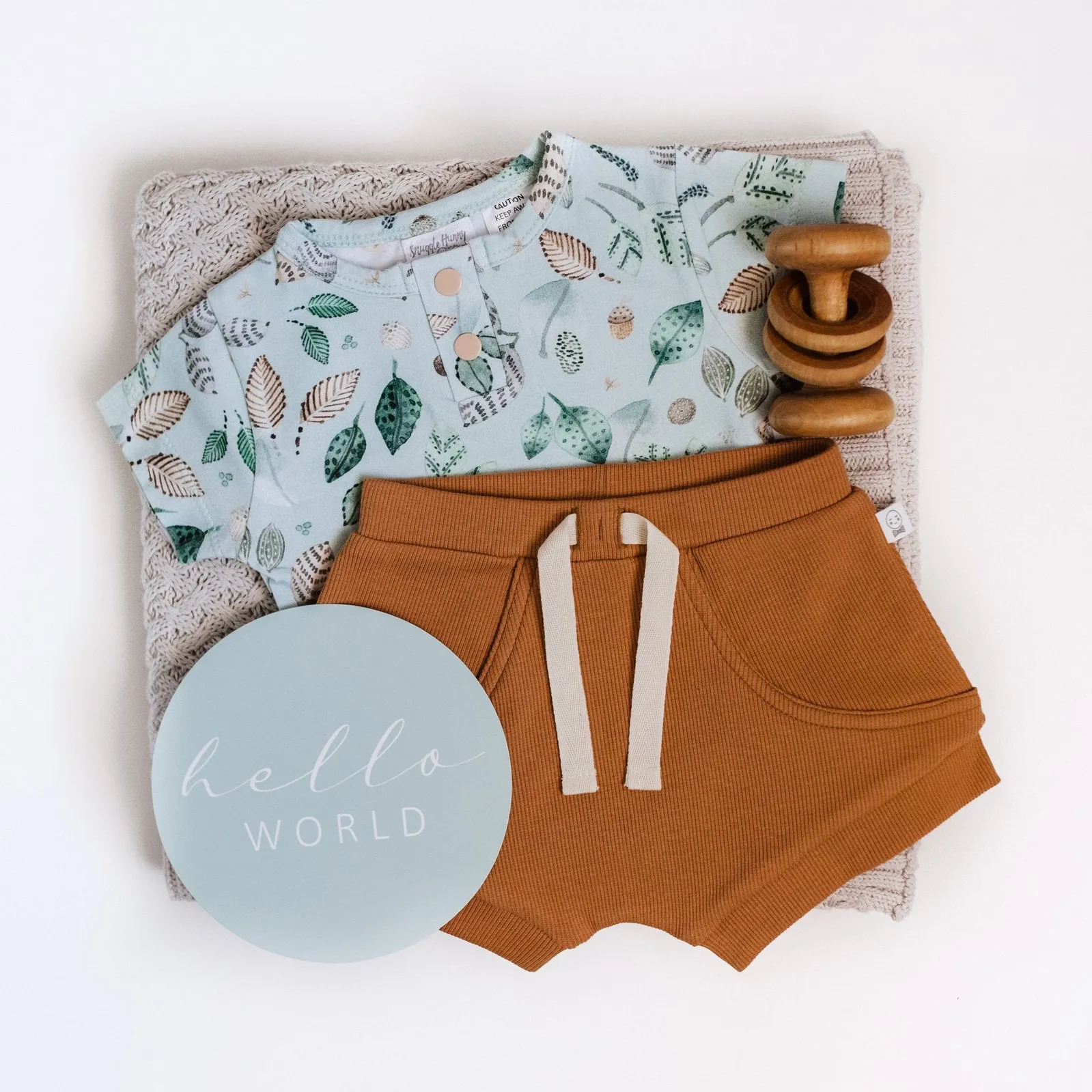 Snuggle Hunny Kids | Chestnut Shorts