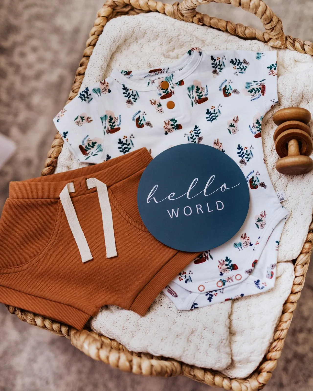 Snuggle Hunny Kids | Chestnut Shorts