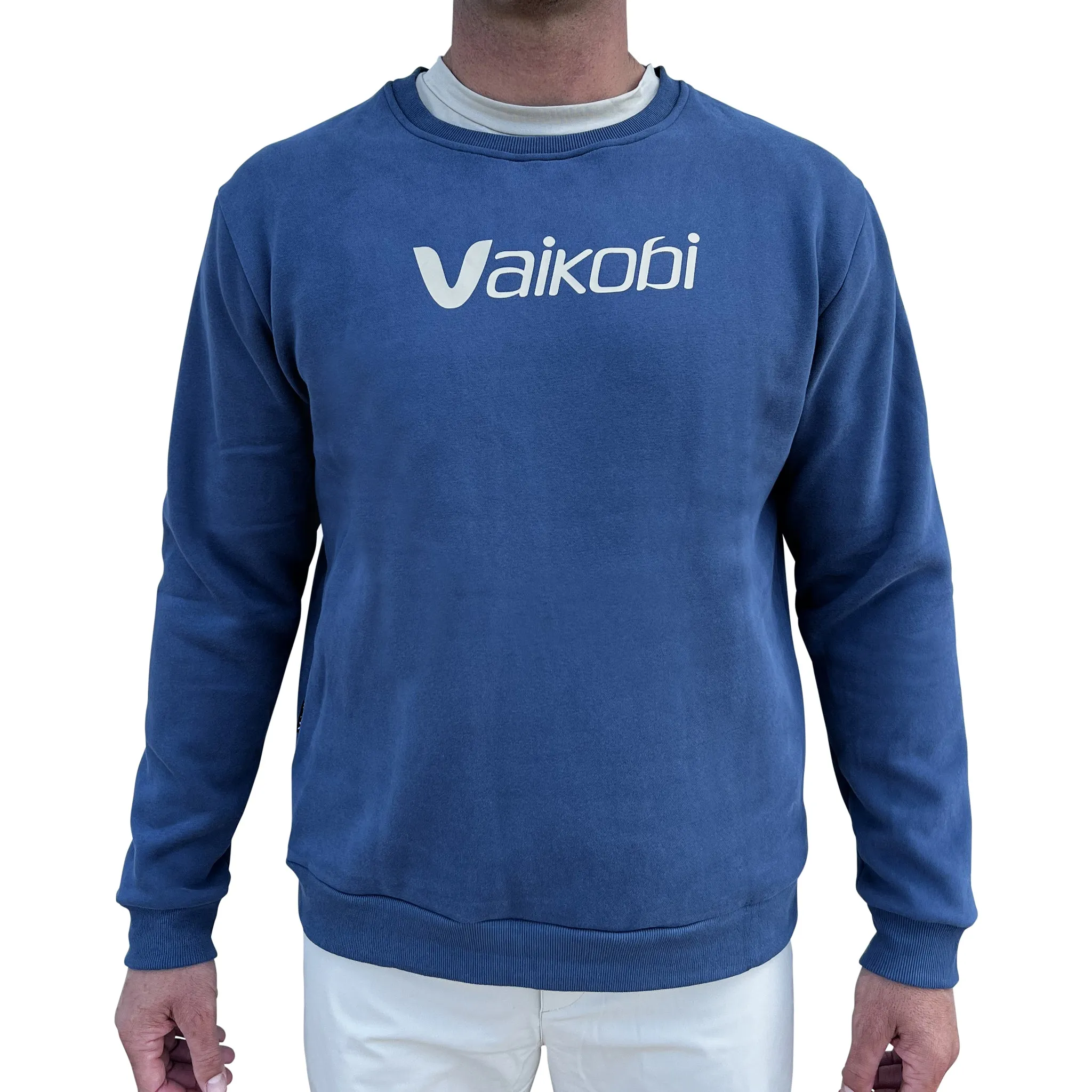 Sorrento Crew Neck Sweater - Vintage Blue