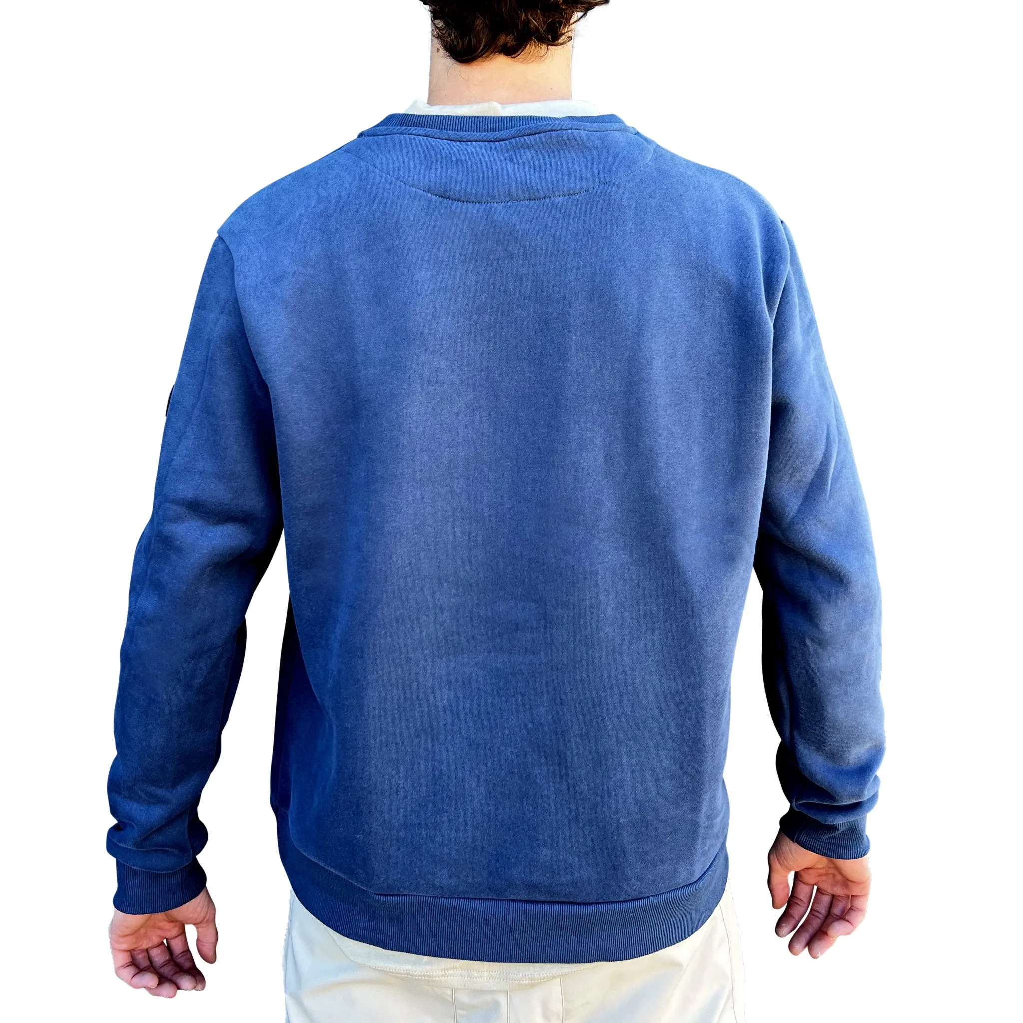 Sorrento Crew Neck Sweater - Vintage Blue