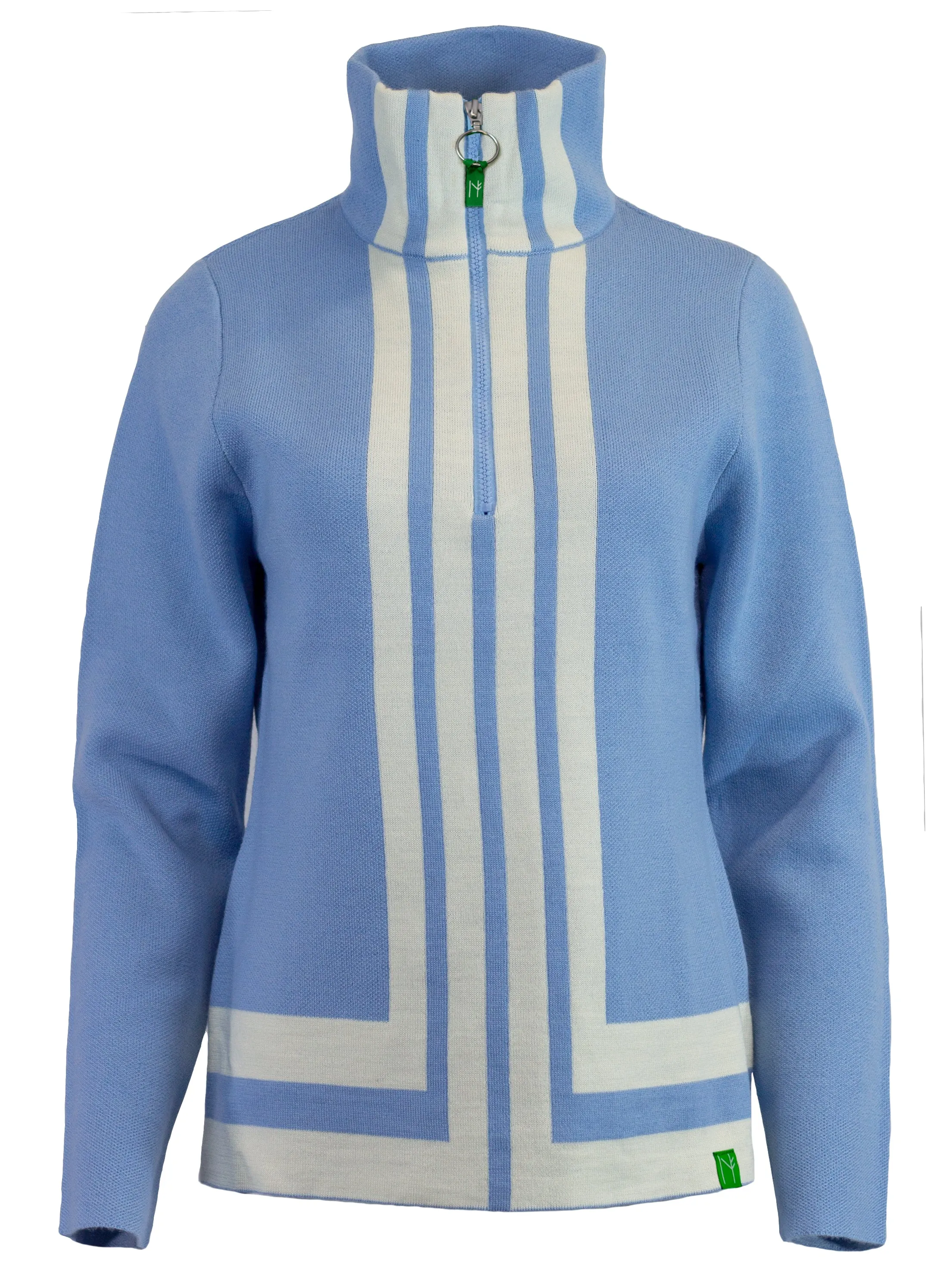 St. Moritz Half Zip - Periwinkle Blue