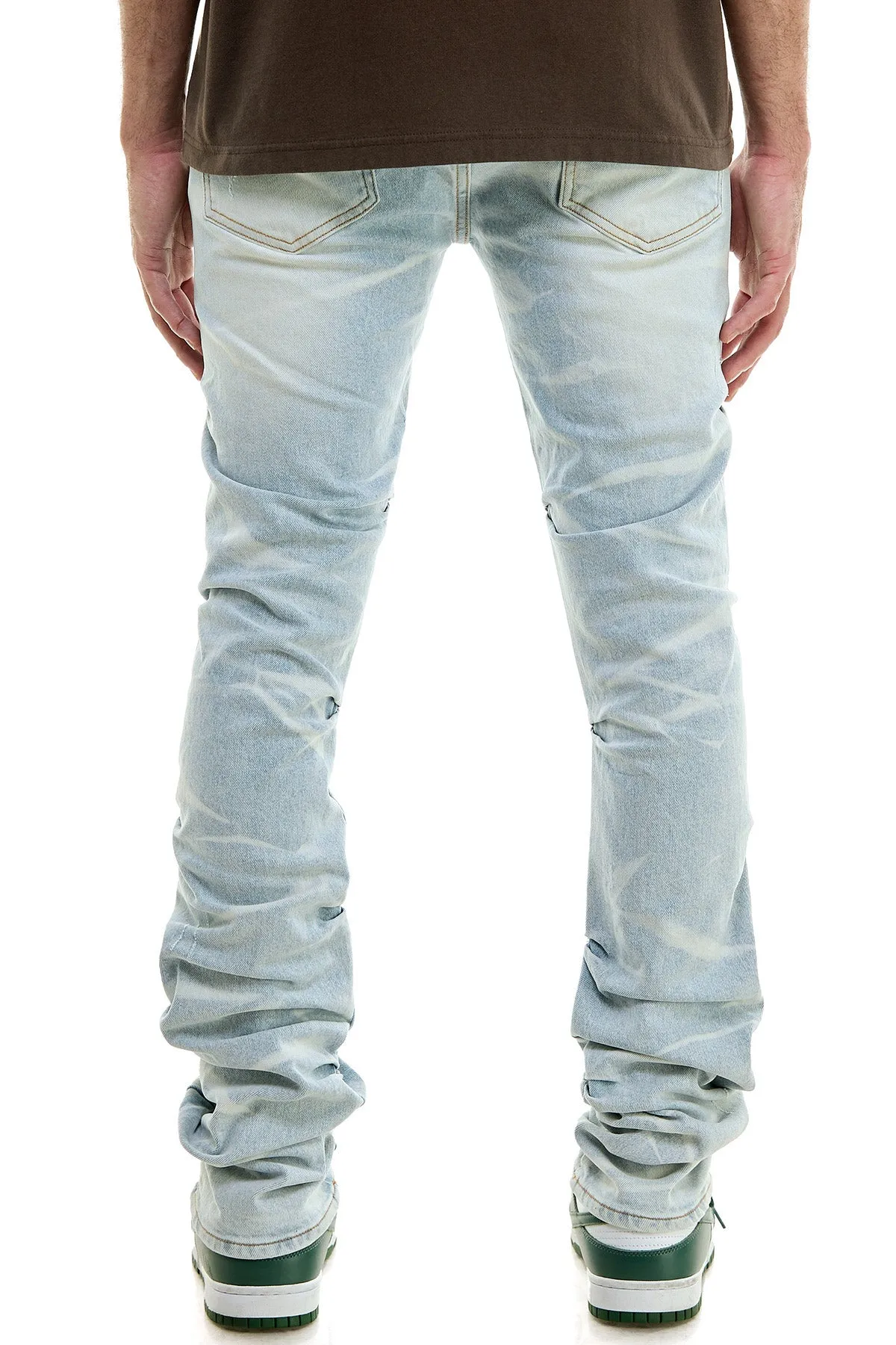 Stretch Denim Skinny Stacked Jeans