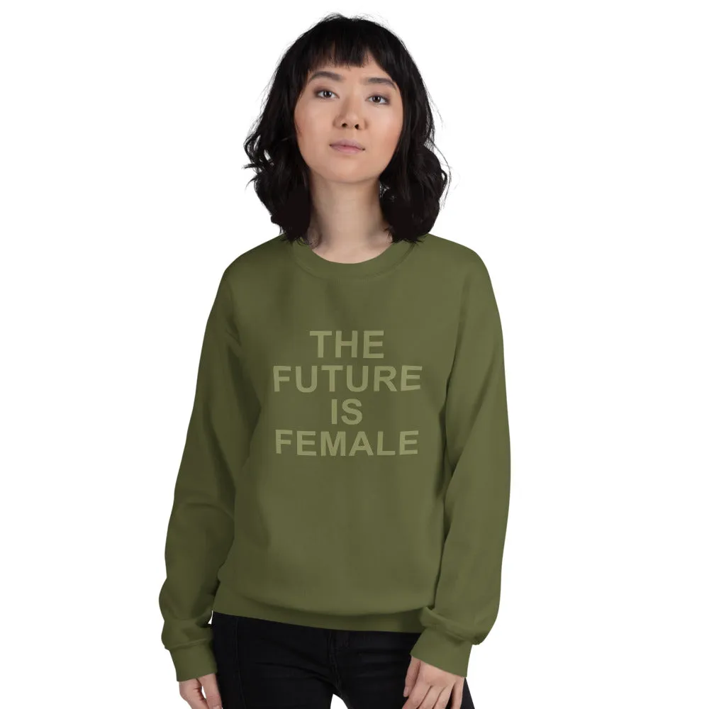 THE ESSENTIAL UNISEX SWEATSHIRT MILITARY GREEN