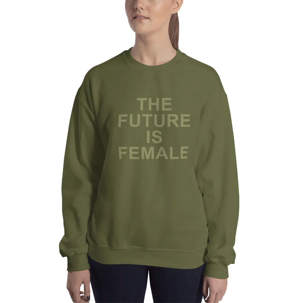 THE ESSENTIAL UNISEX SWEATSHIRT MILITARY GREEN