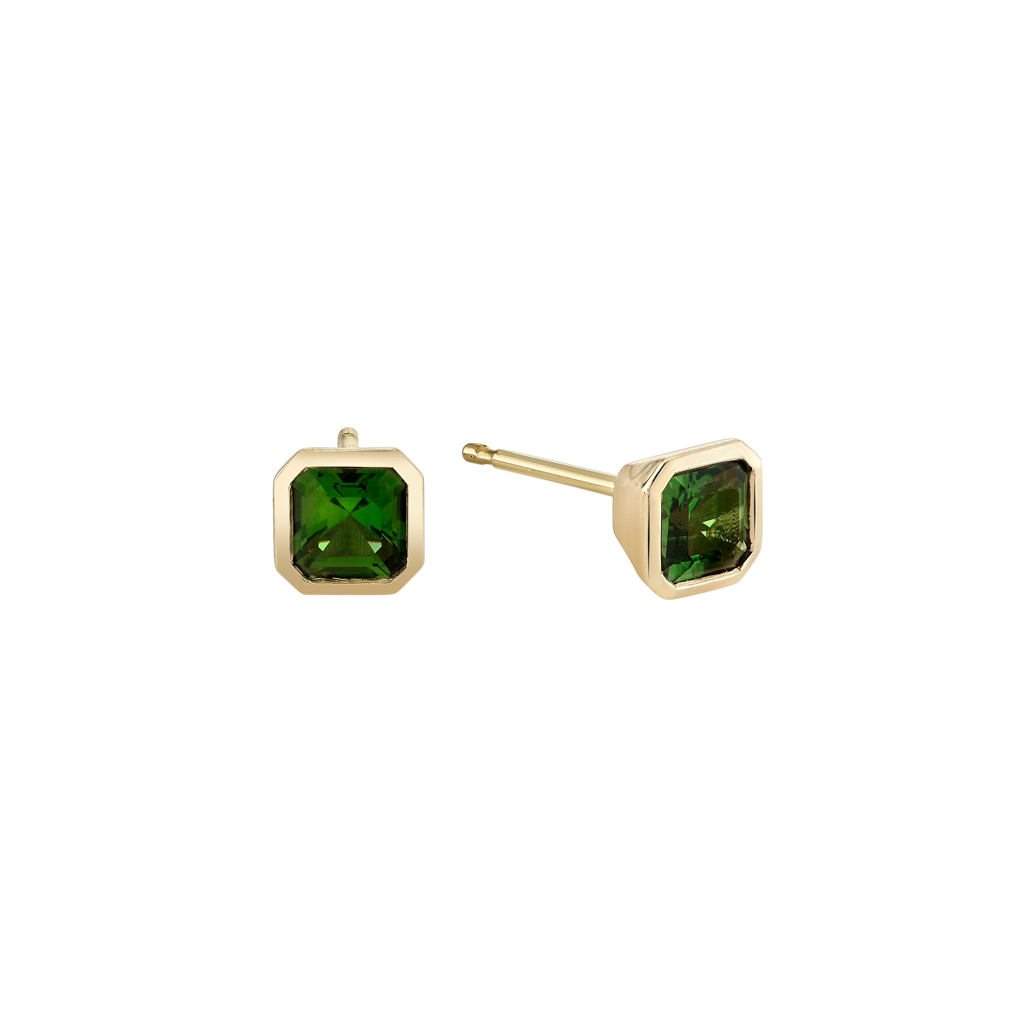 Toi et Moi Fern Gemstone Earring Set