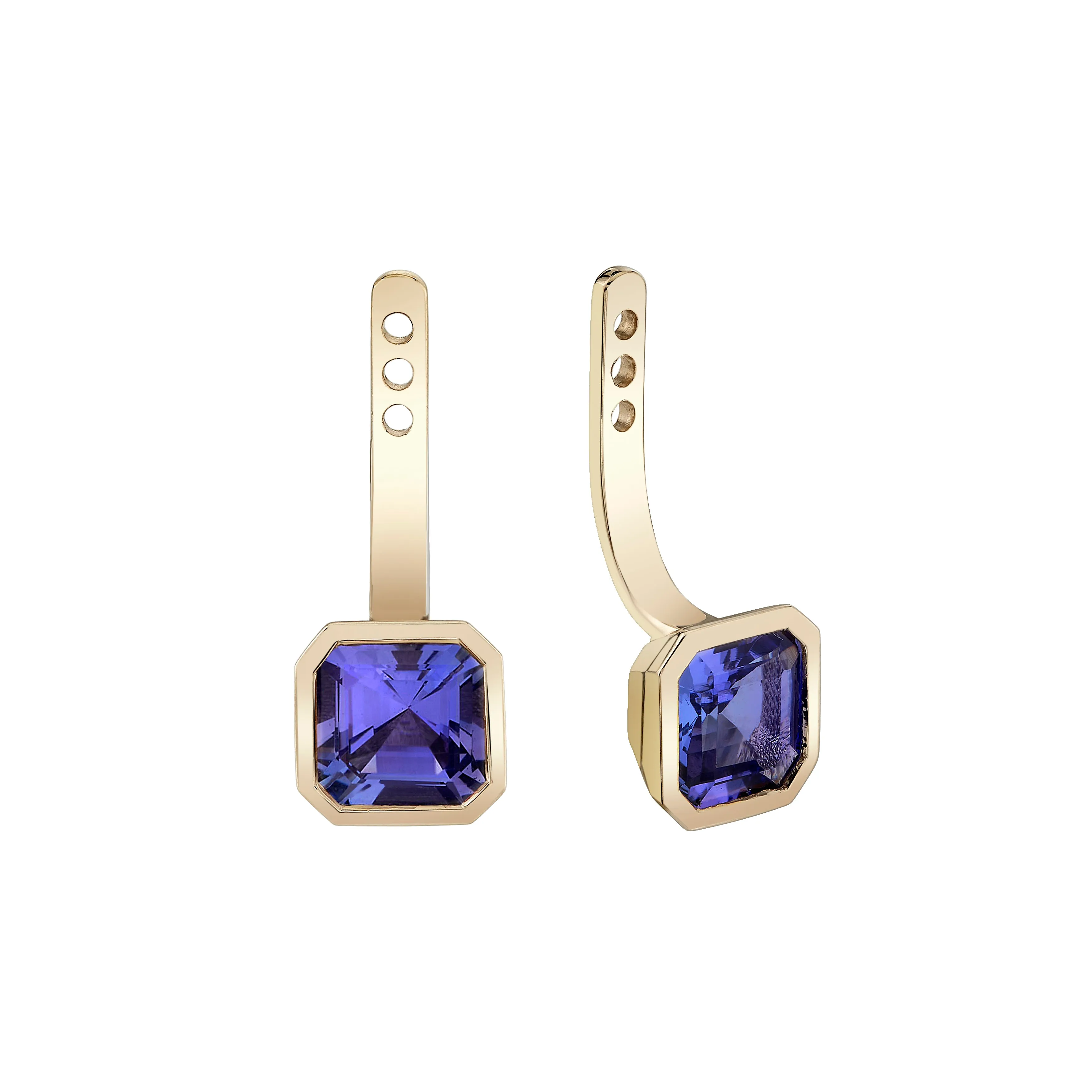 Toi et Moi Fern Gemstone Earring Set