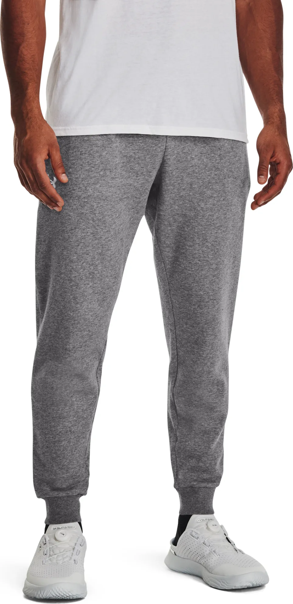 Under Armour Men&#x27;s UA Rival Fleece Joggers Castlerock Light Heather | Buy Under Armour Men&#x27;s UA Rival Fleece Joggers Castlerock Light Heather here | Outnorth