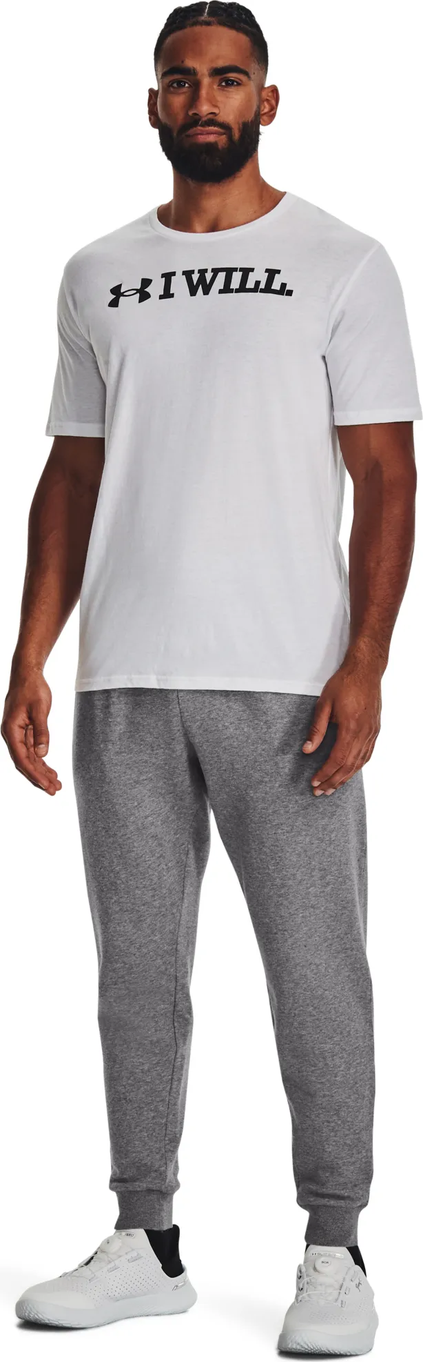 Under Armour Men&#x27;s UA Rival Fleece Joggers Castlerock Light Heather | Buy Under Armour Men&#x27;s UA Rival Fleece Joggers Castlerock Light Heather here | Outnorth