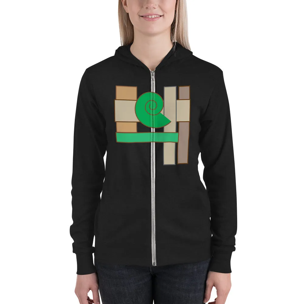 Unisex zip hoodie