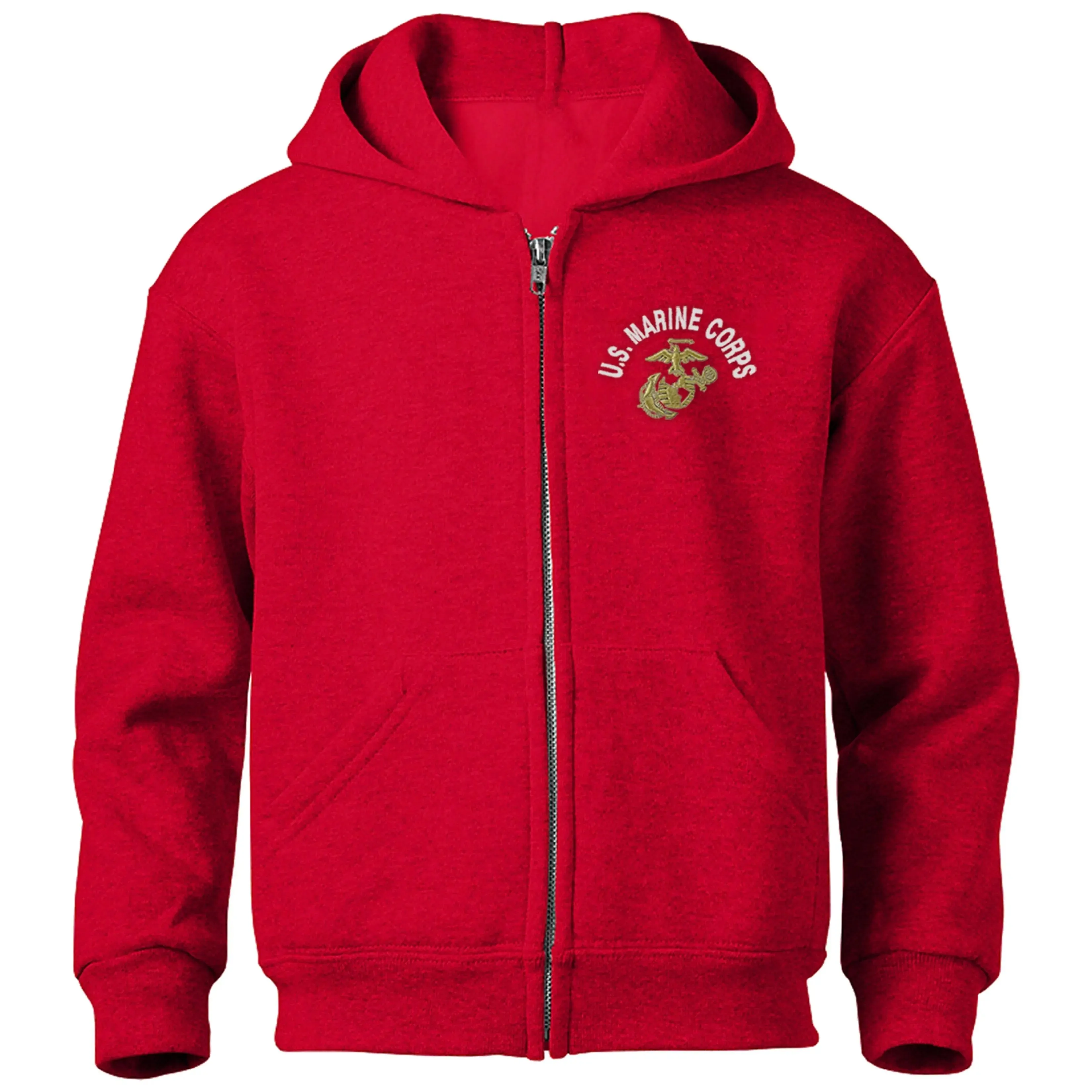 U.S. Marine Corps EGA Embroidered Full-Zip Hoodie