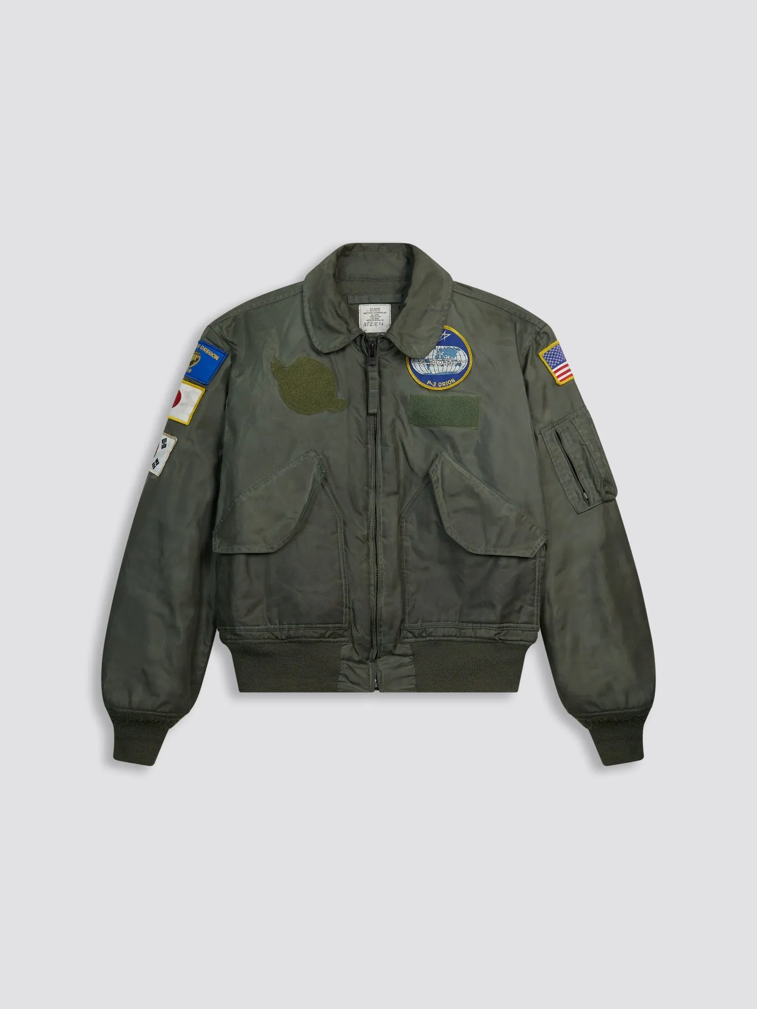 US NAVY 1980's CWU 45/P FLIGHT JACKET - P-3 ORION PILOT