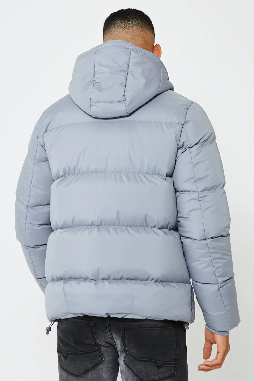 Light Grey Uxbridge Puffer Jacket - Optimized for E-commerce