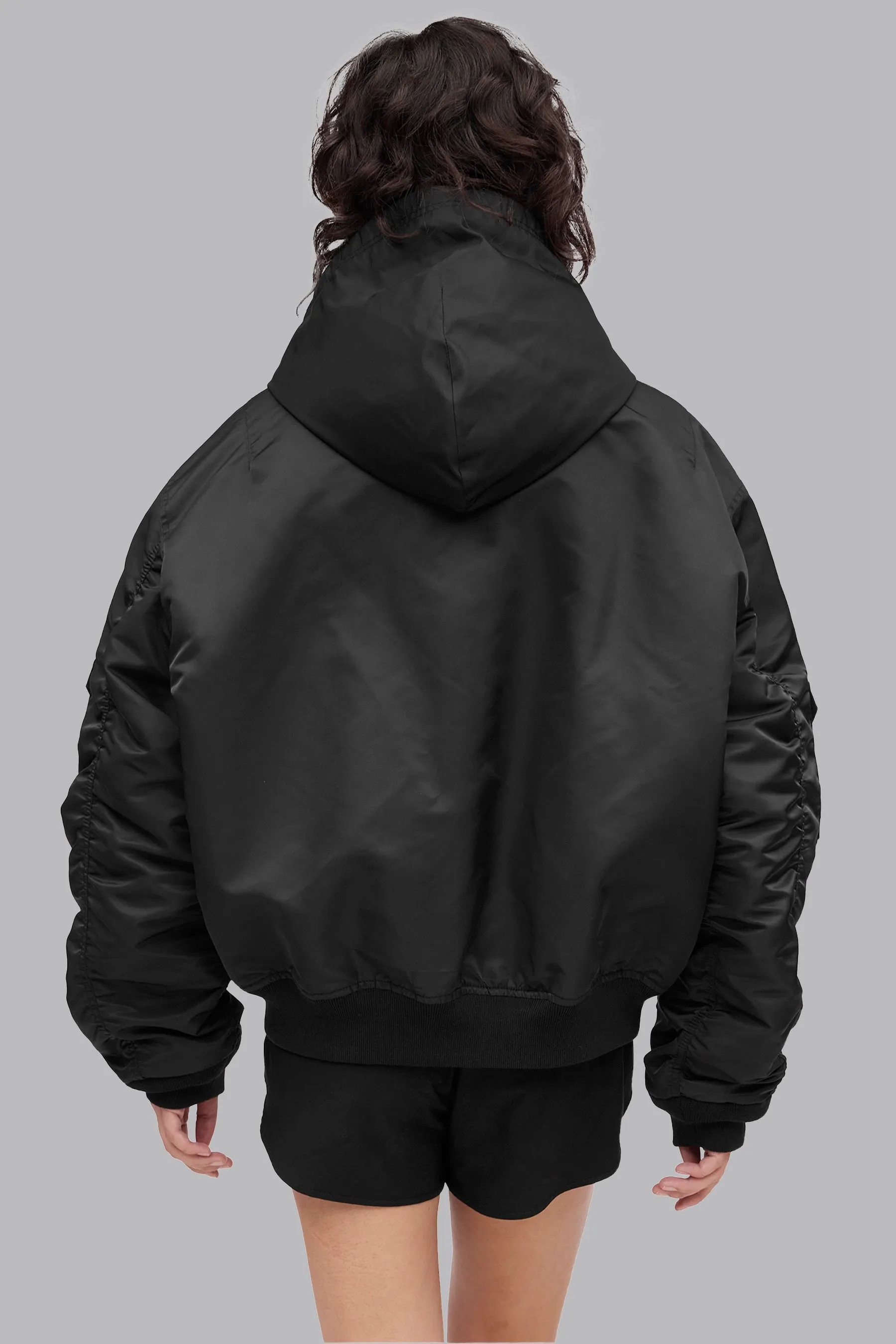 V_FLYTE BOXY BOMBER JACKET - Black