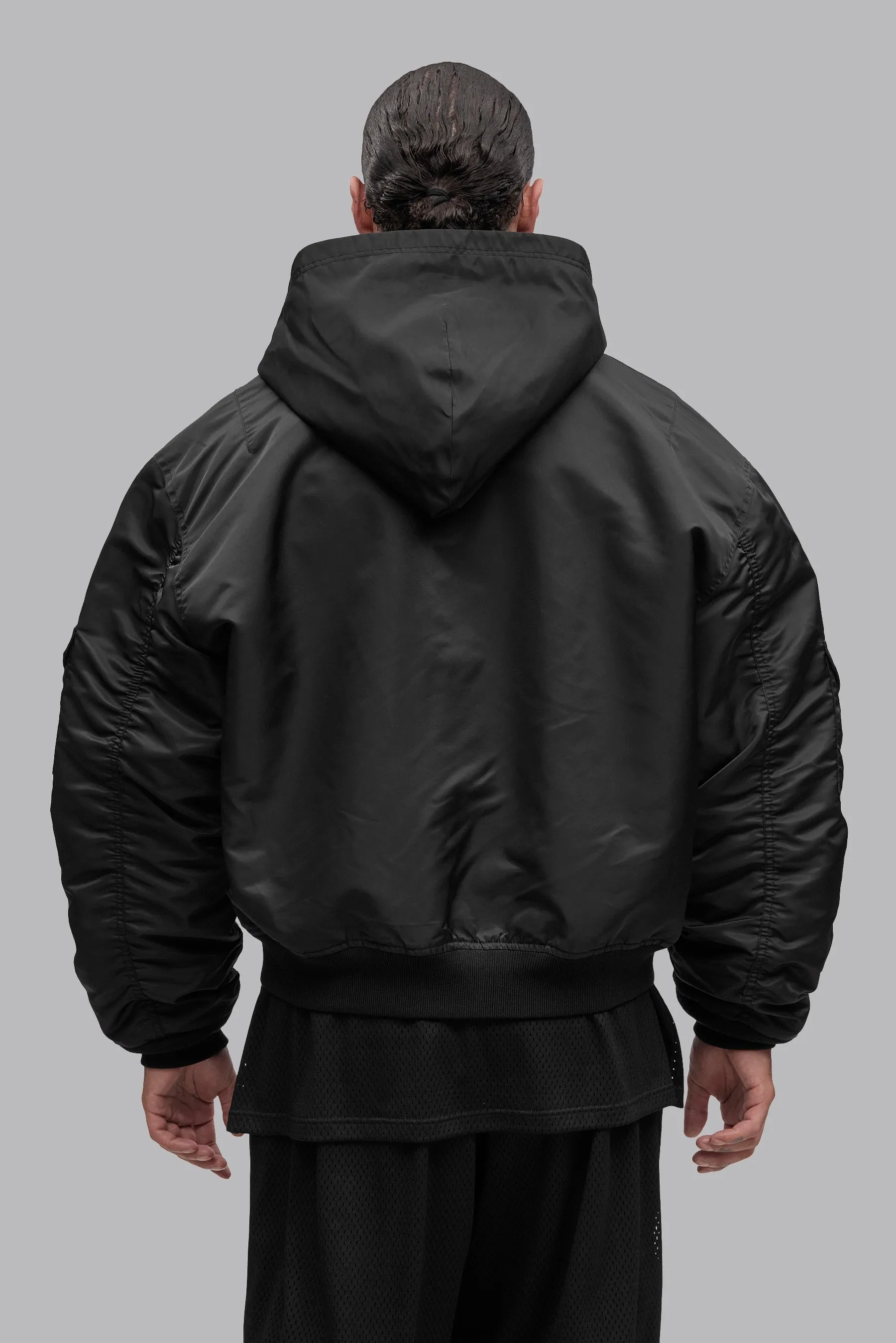 V_FLYTE BOXY BOMBER JACKET - Black