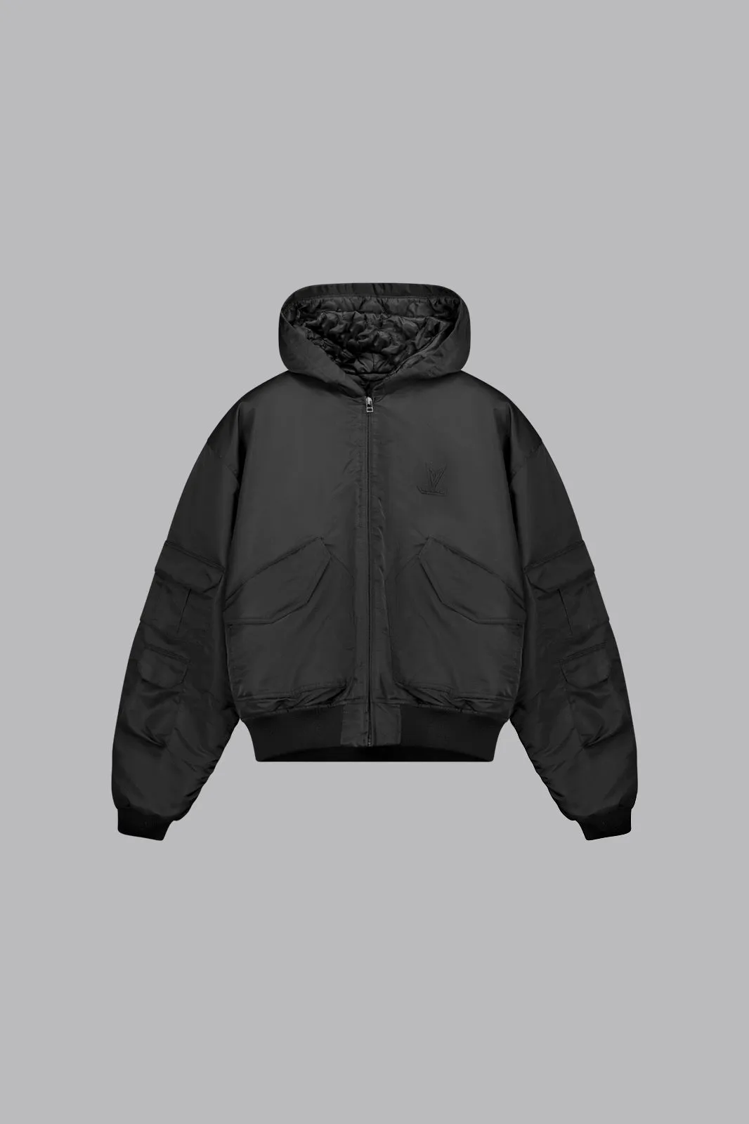 V_FLYTE BOXY BOMBER JACKET - Black